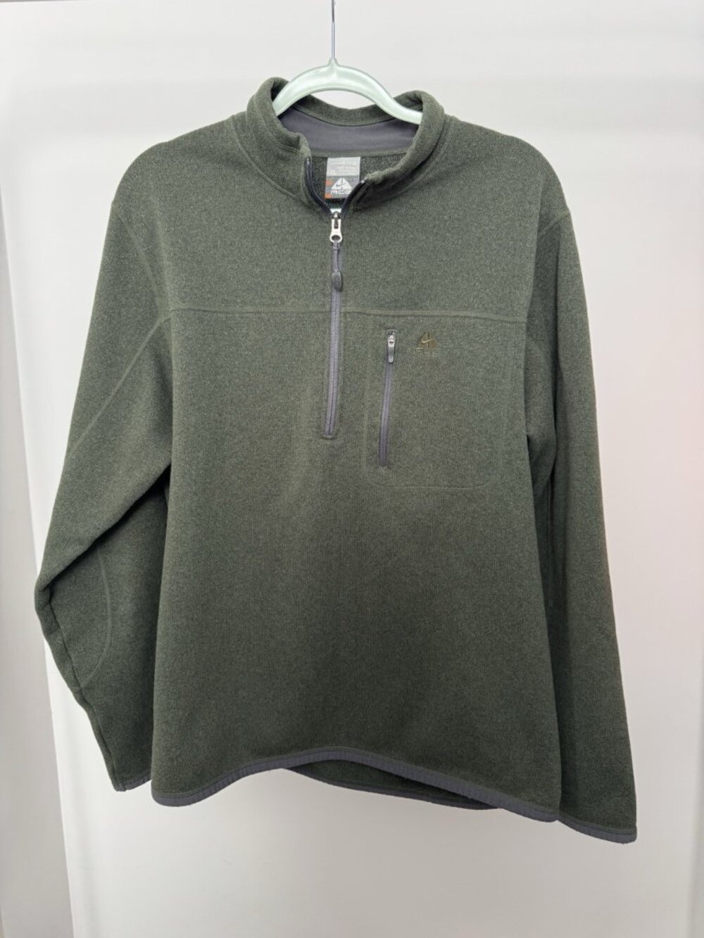 Vintage Nike ACG Quarter Zip Fleece Men's XL Green Outdoor Rare Retro